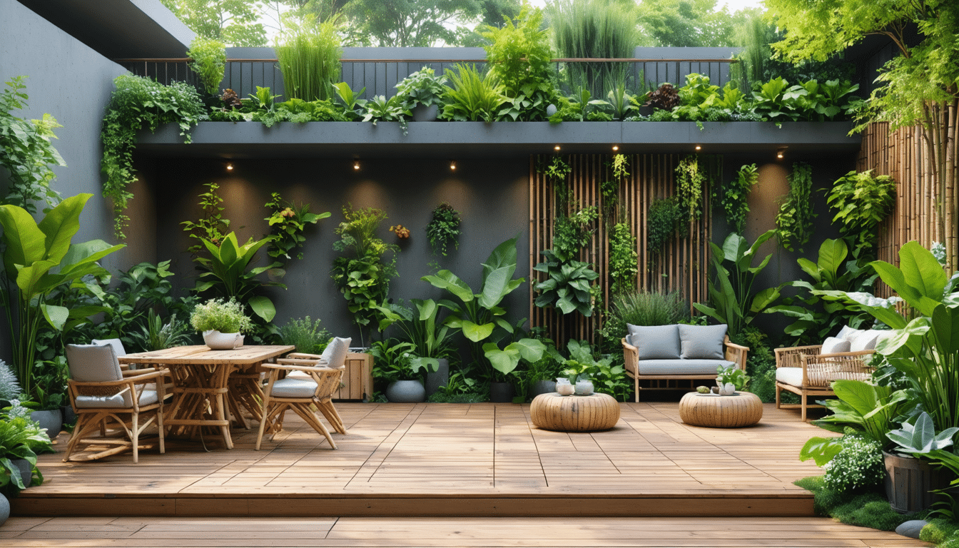 entdecken sie nachhaltige ideen und tipps, um ihren garten, ihre terrasse und ihren balkon umweltfreundlich und stilvoll zu gestalten.