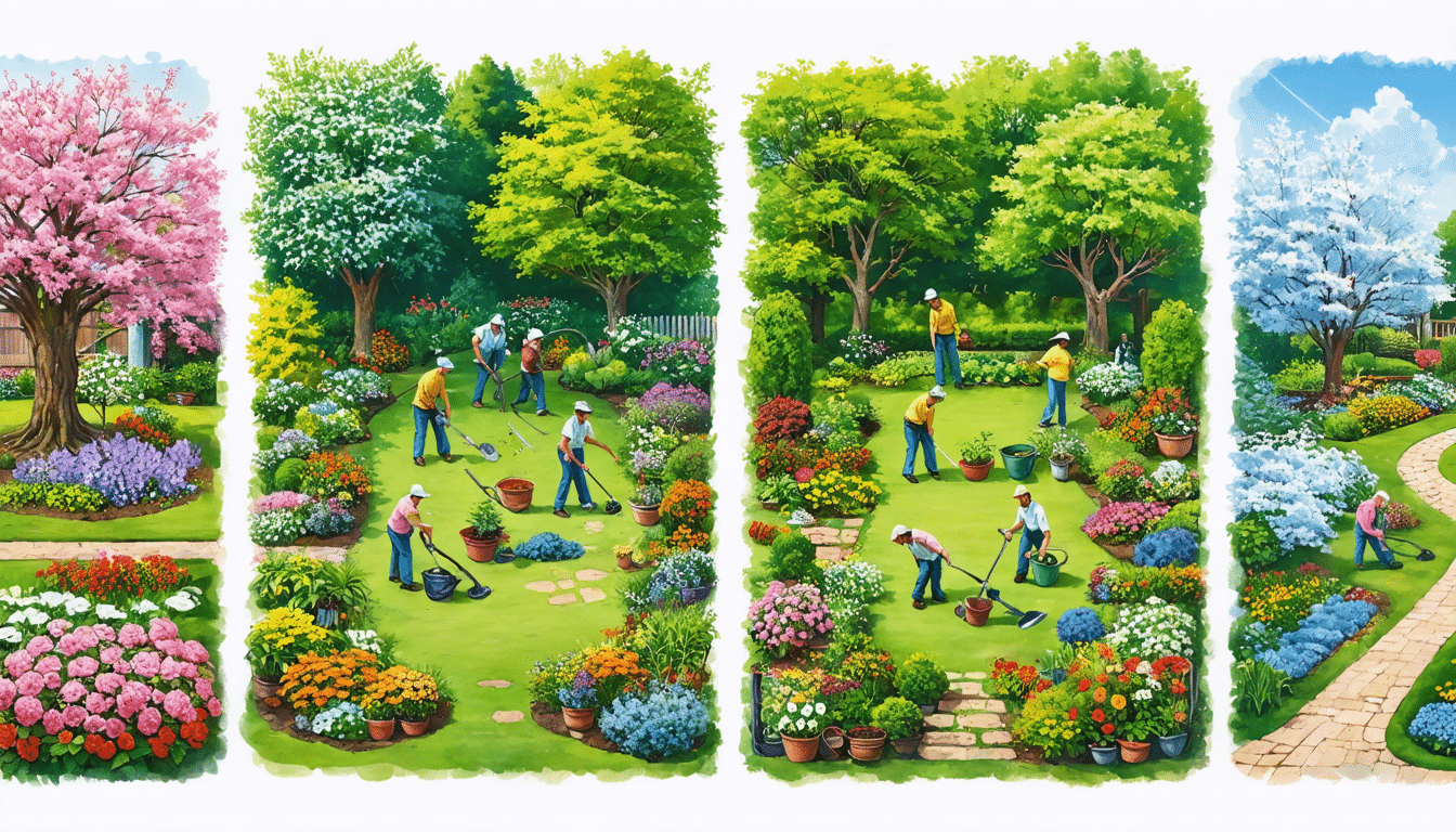 entdecken sie die wichtigsten grundlagen der gartenpflege im jahresverlauf und lernen sie, wie sie ihren garten saisonal richtig pflegen und gestalten können.