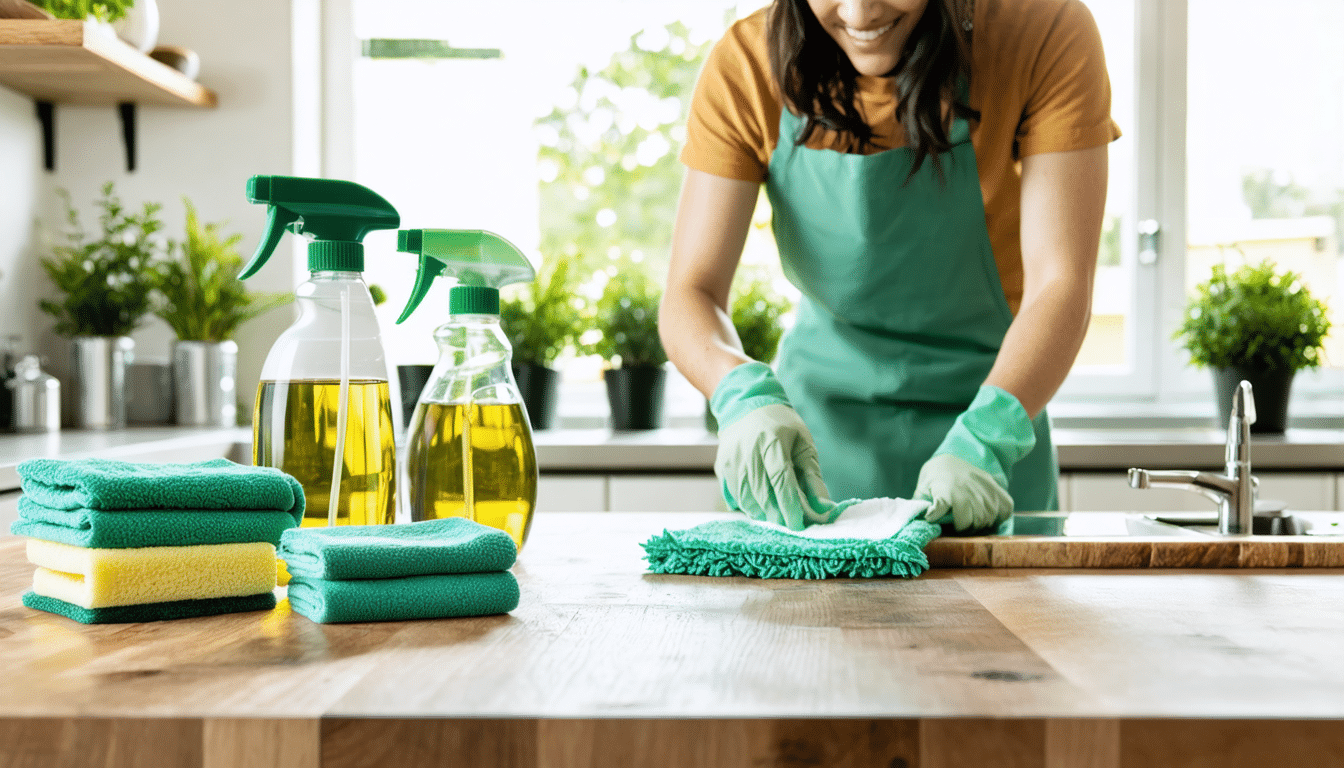 ein umfassender leitfaden zur nachhaltigen hausreinigung, der umweltfreundliche methoden und produkte für ein sauberes und gesundes zuhause vorstellt.
