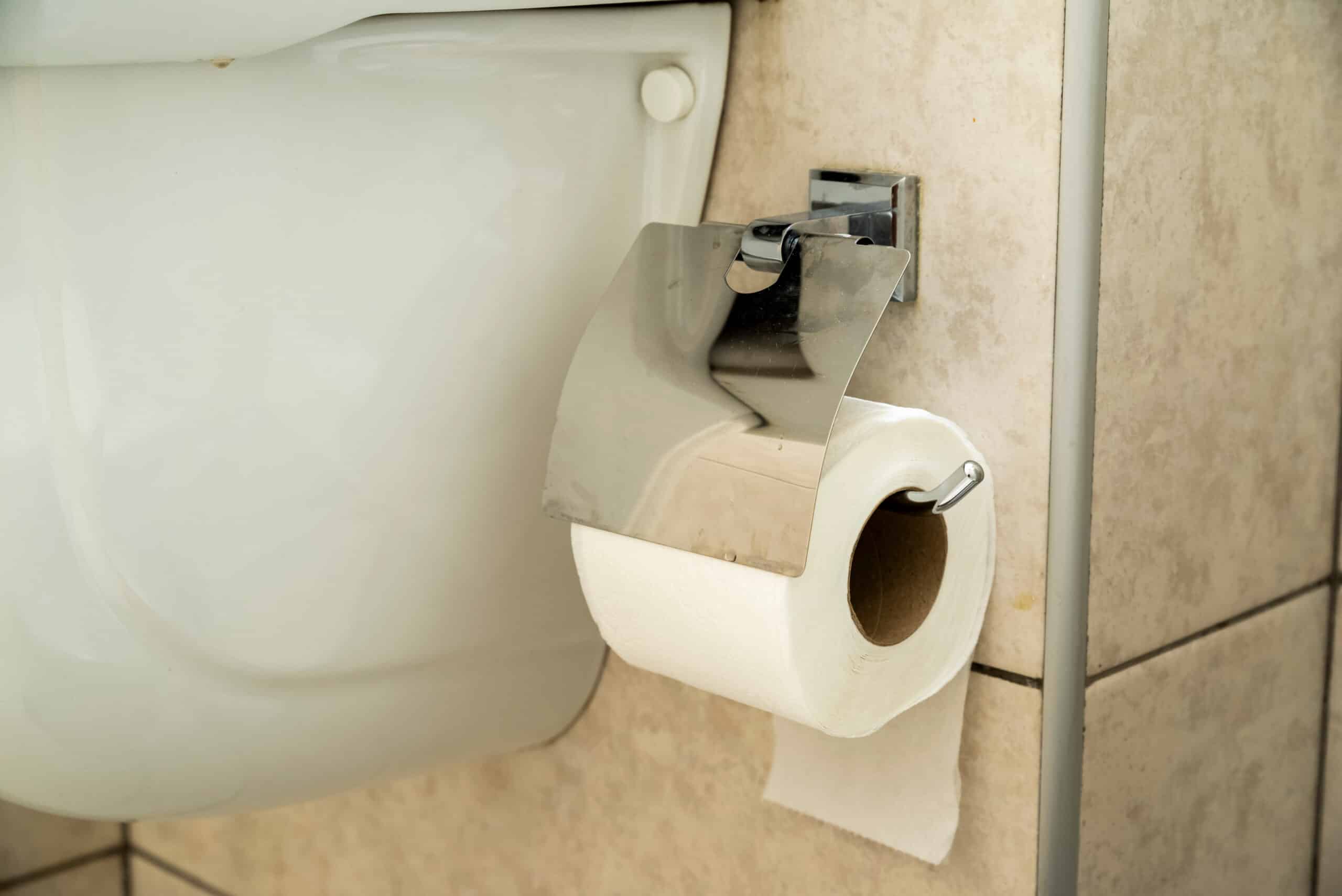 Die richtige Verwendung von Toilettenpapier.